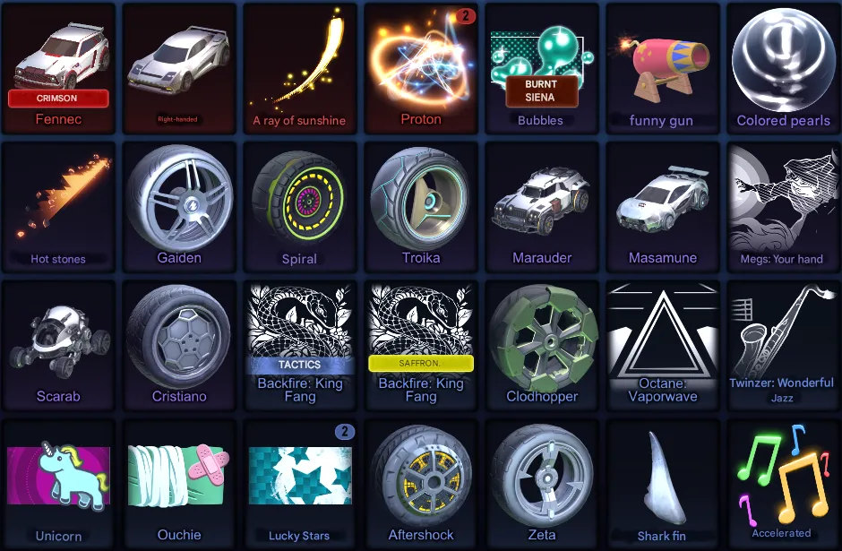 RL1007 Fennec 3 BM 300cr Level 51 Calibration Ranks Full Inventory Zomba K2 Dracos Looper Interstellar Octane 